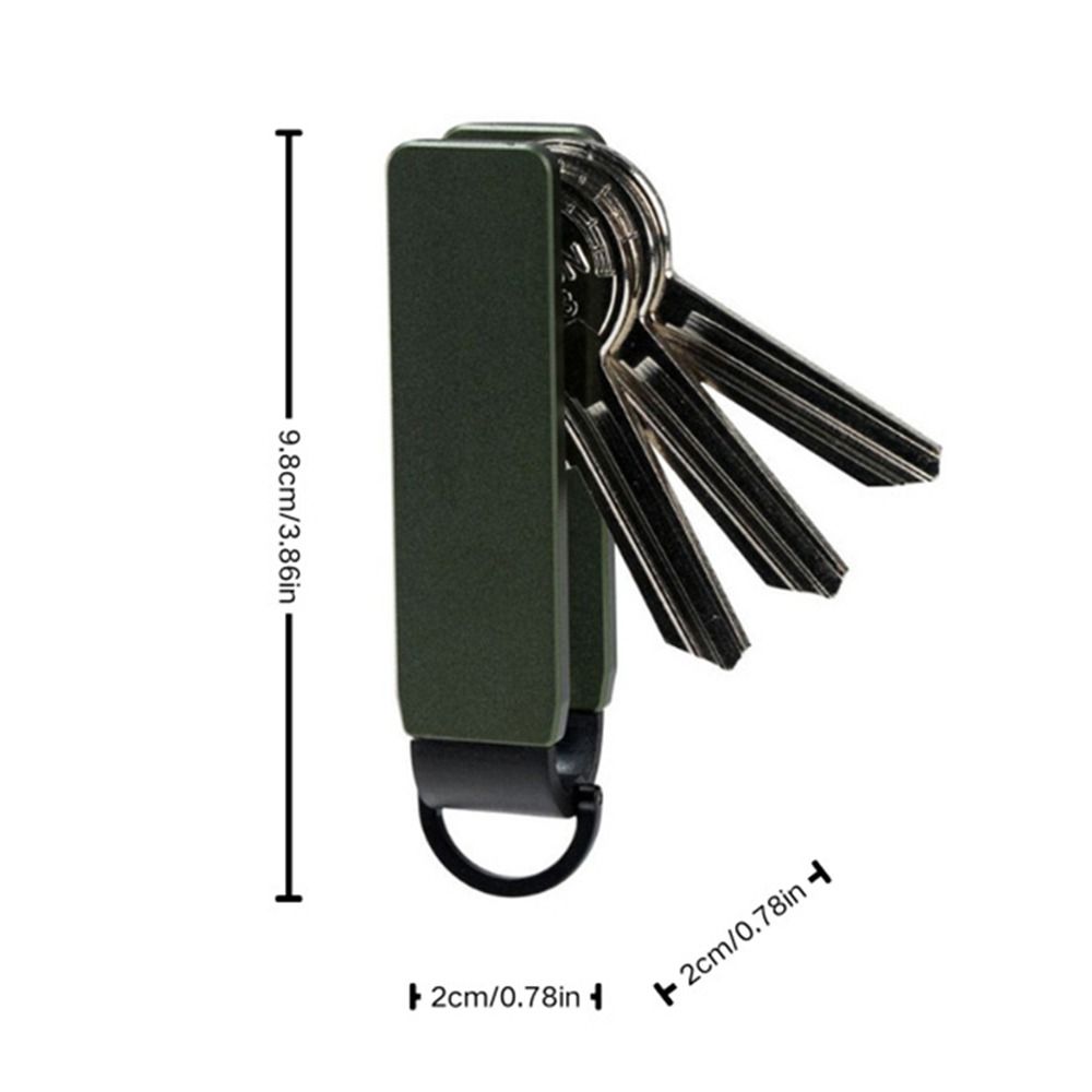 Metal Key Case Holder Holds 2-5 Keys Keys Fob Smart Keychain Outdoor