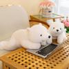 Милая кукла Белый медведь Мягкая плюшевая игрушка Лежащий медведь Большая спальная подушка Подарок на день рождения для девочек