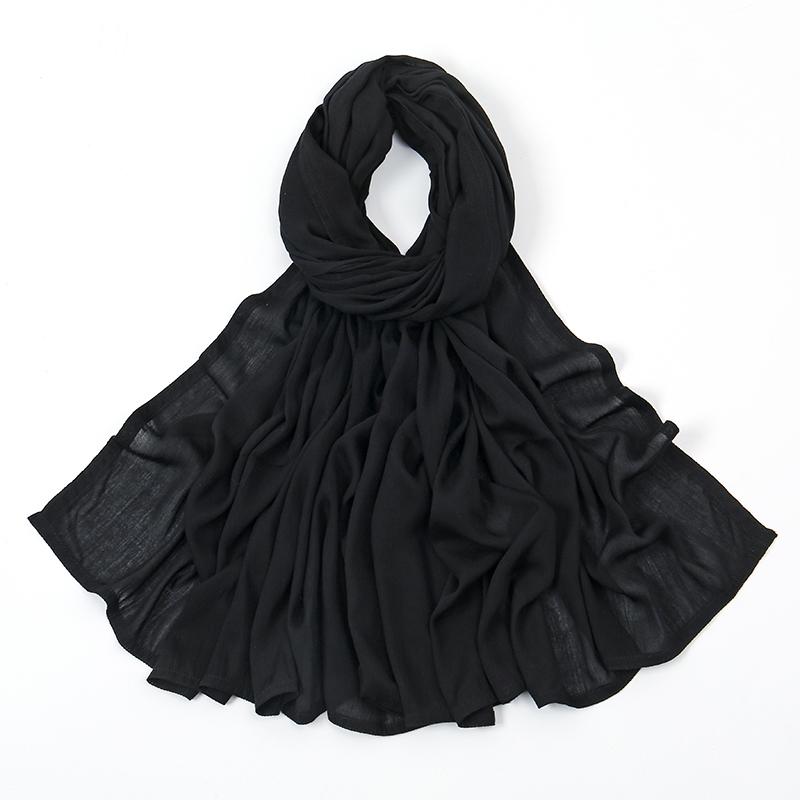 Новые вискозные хлопковые хиджабы Шарф-накидка Женский мусульманский хиджаб Шарф Более широкая повязка на голову Многоцветный модальный платок на голову Большого размера Тюрбан