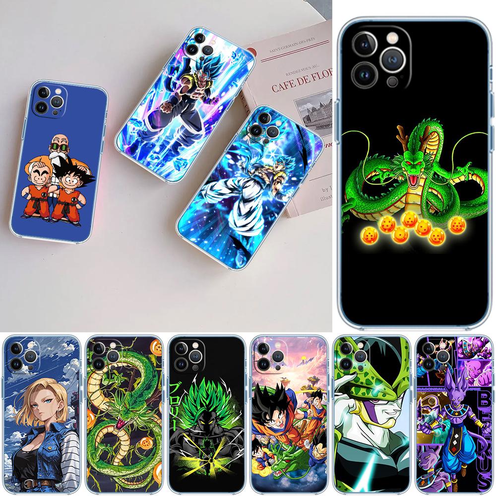 PP30 Dragon Ball Goku Soft Shell Transparent Phone Case for Motorola Moto G7 G8 G9 G84 G85 G73 G24 G15 Z2 Play Power Plus