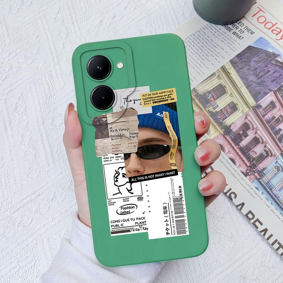 Чехол для телефона OPPO Realme C30 C31 C35 C33 C55 Realme GT Neo 5, милый модный чехол для защиты камеры для мальчиков и девочек, мягкий силиконовый чехол для Realme C11 C12, основной бампер