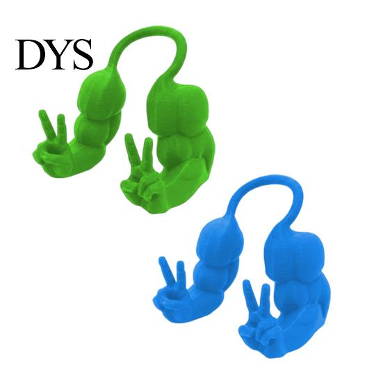 Humorous Pet Accessories 2Pcs Funny Cat Muscle Arms, Hilarious Cosplay 3D Printed Comfortable Costume Peace Gesture Lightweight Shoulder Attachment