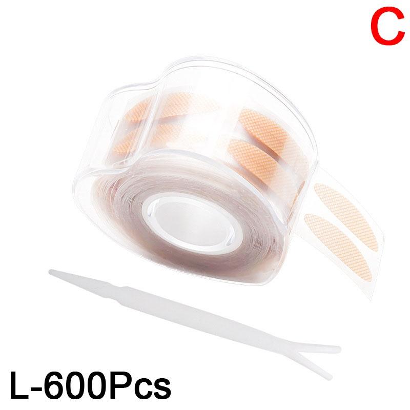 600 шт./рулон, дышащая кружевная лента для век, невидимая односторонняя наклейка для двойного века, украшение для больших глаз