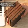 (Free Logo Engraving) A5 Thickened Soft Leather Notebook, \business Notebook, Meeting Minutes, Student Diary, Subject Excerpts
