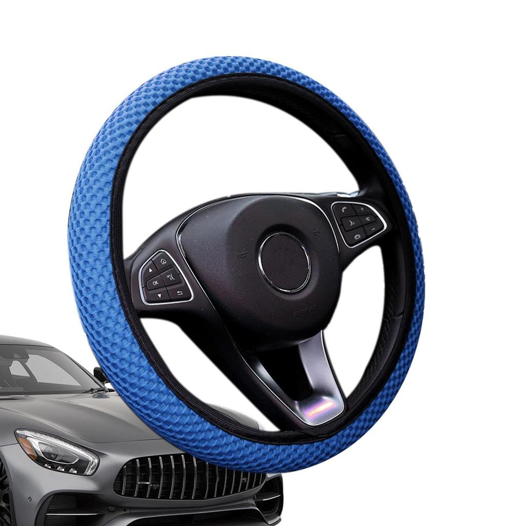 Car Steering Wheel Cover Without Steering Wheel Cover, Inner Wheel Sandwich Mesh Elastic Universal