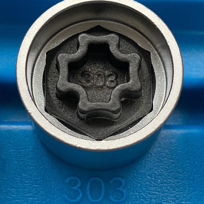 For Mercedes-Benz Class A/B/C/E/GL/S Anti-theft Screw Sleeve Tire Screw Removal Tool Key Body Kits Automobiles Accessories