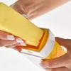 Маслорезка Дозатор Сыра Разделитель Палочка Маслорезка Из Нержавеющей Стали Один Клик Желтый Хранение Кухонные Принадлежности Масло Кухня