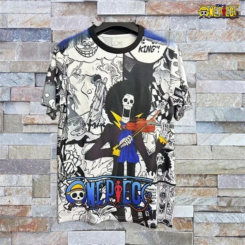 Men's Casual One Piece T-Shirt Zoro Modern Print Boys Clothes Girls Short Sleeve Men Jersey Breathable Summer