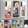 Чехол для телефона Anya Forger с функцией чтения мыслей для Samsung A55 A35 A25 A15 A07 A05S A16 A17 A26 A36 A37 A56 A57 Galaxy Note 20 10 A50S A71