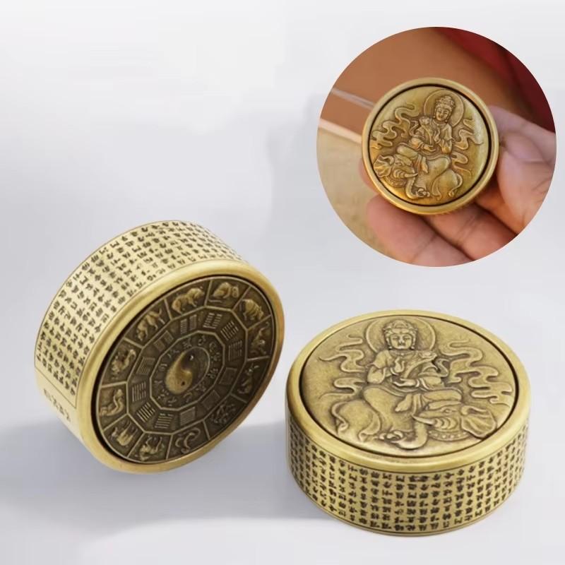 Metal Zen Buddha Gyroscope Fidget Spinner Adult Anxiety Relief Toy Fingertip Gyroscope Ansiedad Alivio Del Estres Exquisite Gift