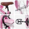 Kids  Bicycle 18 Inch for Ages 5 7 Light Pink
