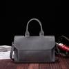 Кожаная сумка через плечо с дизайном портфеля для деловых поездок и использования с компьютером