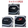2/3/4PCS Car Aromatherapy Durable Universal Fine Butterfly Car Perfume Natural Smell Spice Auto Parts Automobile Freshener