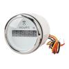 DC 9‑32V 52MM Boat Round Digital Hour Meter High Precise Hourmeter Round Gauge for RVs Yachts Fishing Boats White Dial