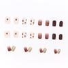 Red Tulip Elegant 24-Piece Winter Wearable Nail Stickers