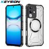 KEYSION Прозрачный магнитный чехол для VIVO Y29 4G Мягкий силикон+ПК Сверхпрочный противоударный чехол-накладка на заднюю панель телефона для IQOO Z10X 5G