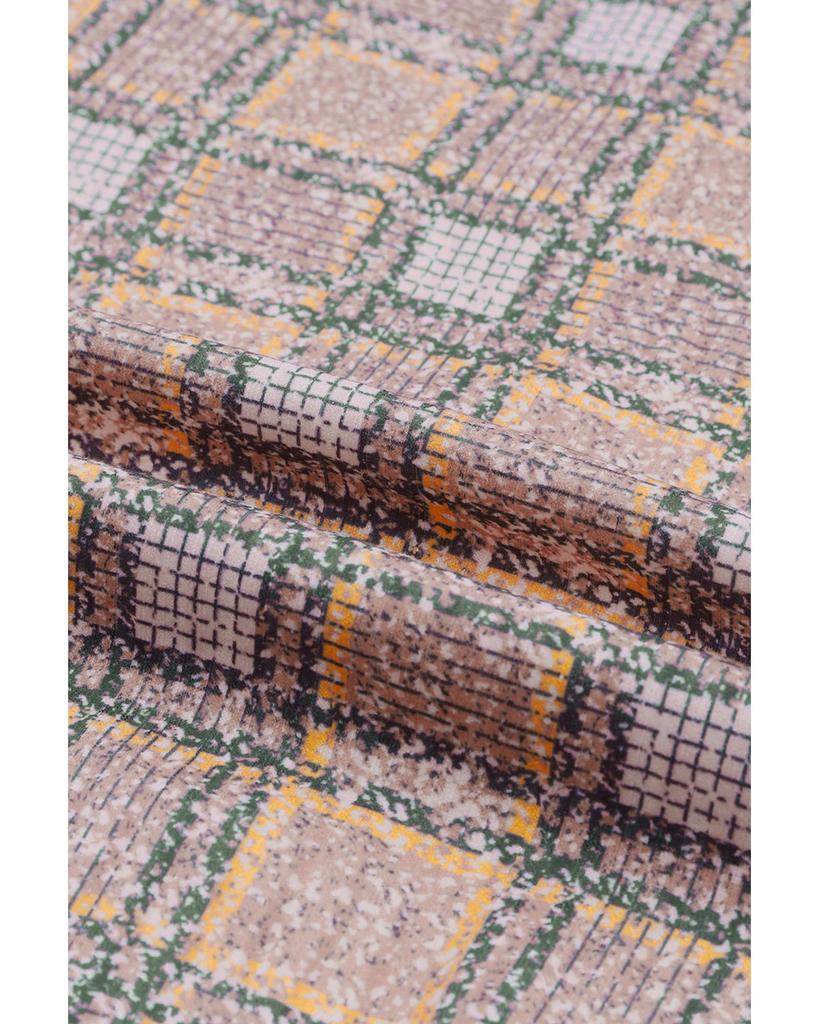 Azura Exchange Куртка с капюшоном в контрастную клетку