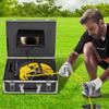 30M Sewer Inspection Video Camera 7” Monitor Pipeline Inspection Camera Drain Camera Industrial Endoscope HD DVR Recorder with 8GB Card