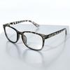 1pcs Unisex fashion big frame glasses, PC material, plastic hinges, casual decorative eyewear.
