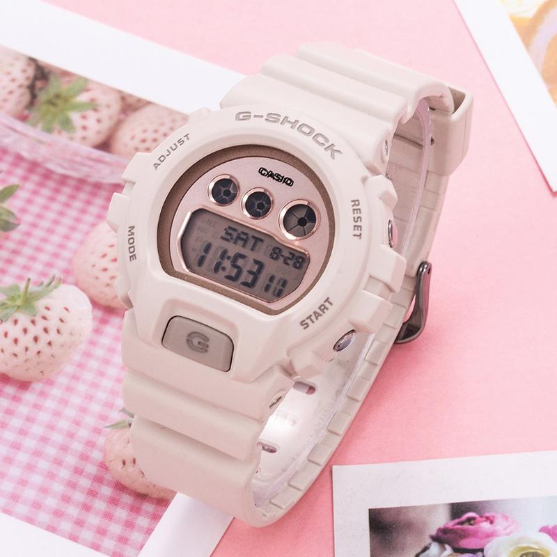 Casio Женские розовые часы GMD-S6900MC-4PR