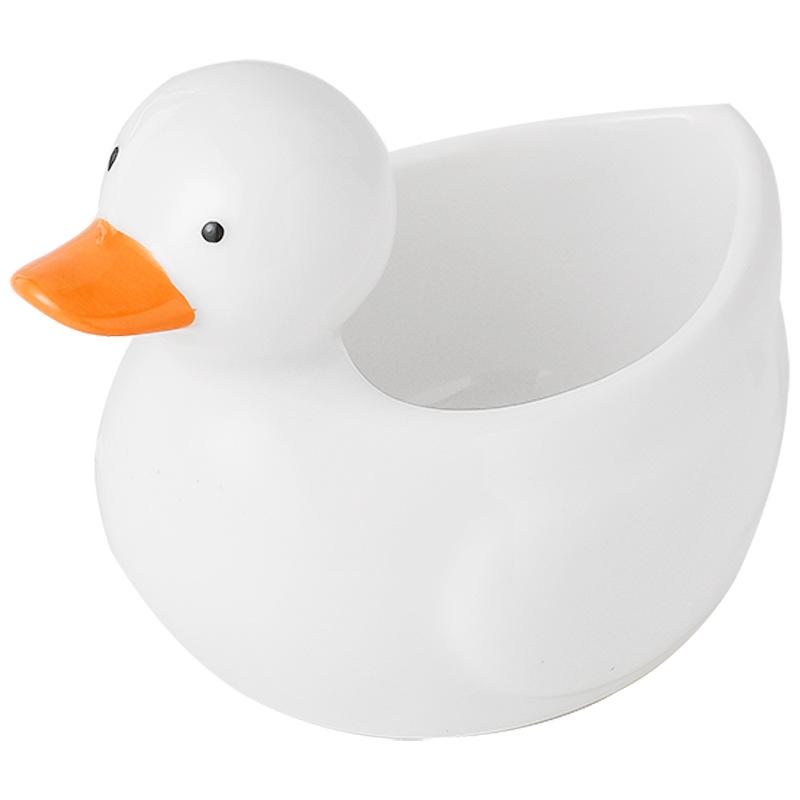 Керамическая миска Little Swan Duck 50 мл, украшение для обеденного стола, салатница, миска для закусок, столовые приборы, кухонные принадлежности, детская посуда