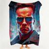 Celebrity AArnold SSchwarzenegger Throw Flannel Throw Blanket Suitable for Sofa Living Room Bedroom