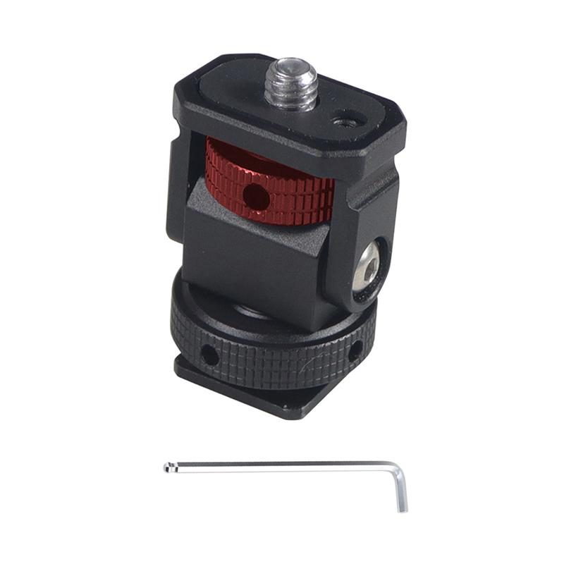 Алюминиевый мини-штатив для крепления монитора, адаптер для холодного башмака 1/4 дюйма для крепления камеры, монитора, вспышки, микрофона, светодиодной подсветки