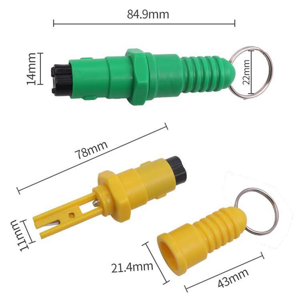 Multi-Function Keychain Safety Hammer & Emergency Window Breaker