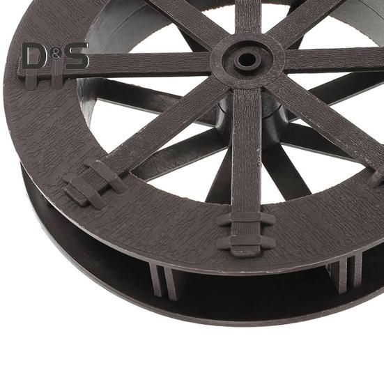 Водяное колесо DIY Водопад Фонтан Аксессуары Фонтанное колесо для ручья и генератора Сцены Макет Декор для аквариума