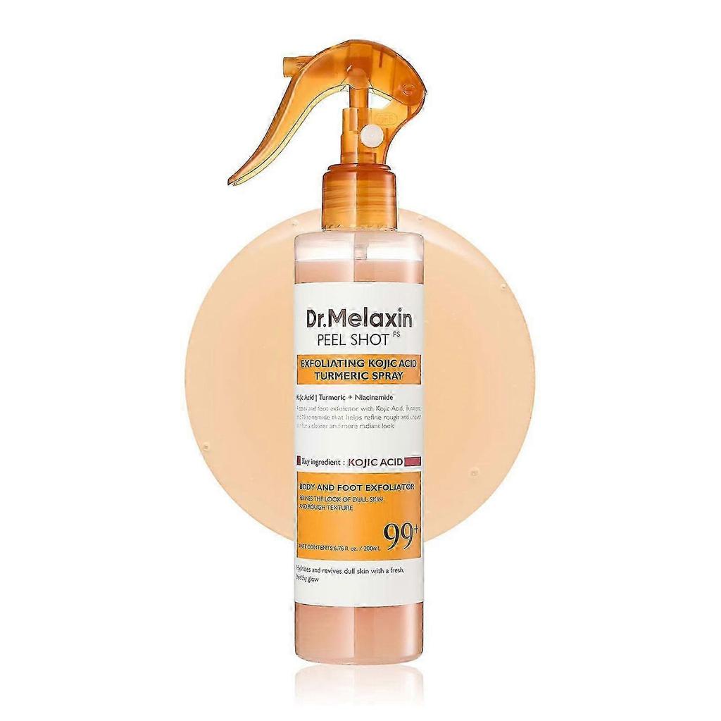Peel Shot Keratins Care Kojic Acid Turmeric Exfoliating Spray for Dark Spots Brightening Skin Daily Use 25-26s less