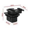 Vehicle Seat Cushion Clips 4pcs 82137-SDA-003 Accessories Black
