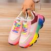 Женские кроссовки 2025 для бега, разноцветные, повседневные, женские, для улицы, удобные, на платформе, женские zapatos de mujer