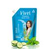 Vivel Mint & Cucumber Body Wash 400 Ml Supersaver Refill Pouch Moisturizing Shower Gel For Soft Smooth Skin