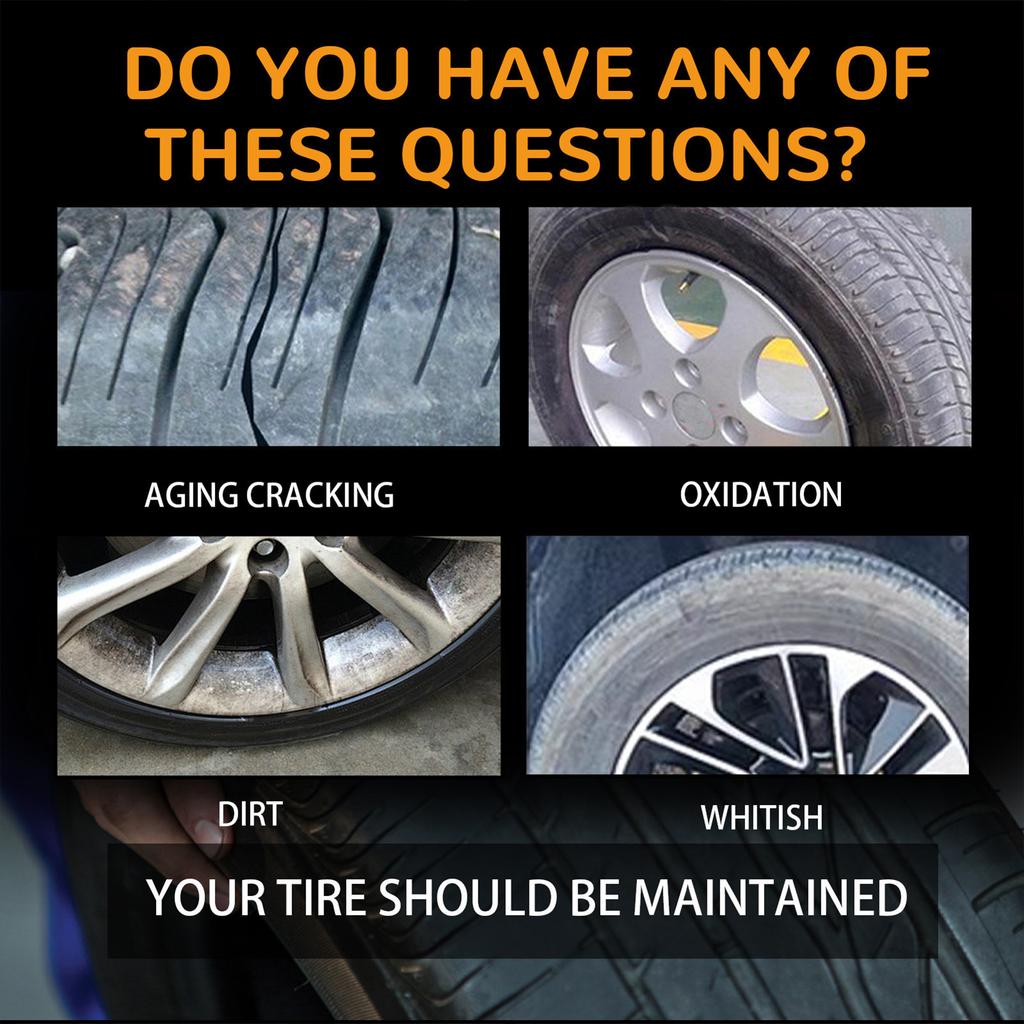 Набор для чистки автомобильных шин Полироль для колесных дисков Восстановление Многофункциональная Чистка Уход за Автомобильными Колесами Обслуживание