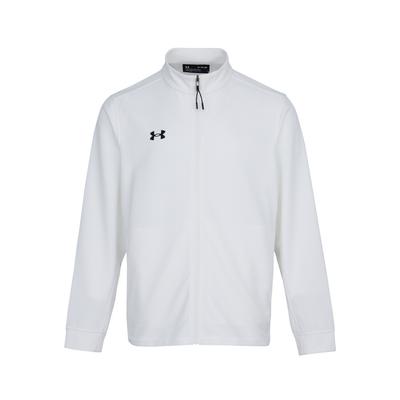 Under Armour Спортивная серия Женская тренировочная повседневная универсальная трикотажная куртка с воротником-стойкой Куртки унисекс белые 24500402-100