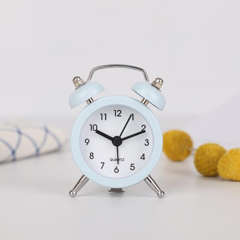Mini metal small alarm clock student children creative cute electronic small alarm table desktop alarm clock