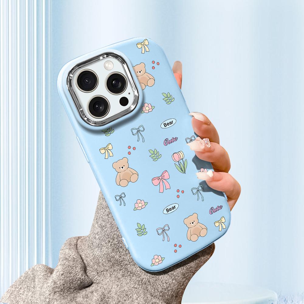 Solid Color Silver Edge Lens Fatty Casing Soft TPU Liquid Silicone Cover Shockproof Phone Case for Huawei Honor iPhone Infinix Tecno Vivo