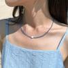 DEFINE OTHER 2nd Reorder_PEARL Glass Beads Necklace (Blue)