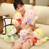 24/38cm Cartoon Stand Baby Snake Wear Necktie Plush Toy Soft Stuffed Bless Snake Doll Chinese New Year Gift Home Decor