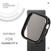 Стекло+Чехол для Huawei Watch Fit 4 Всесторонний Защитный Экран Жесткий ПК Бампер Закаленное Стекло Чехол для Часов для Huawei Watch Fit 4 Pro