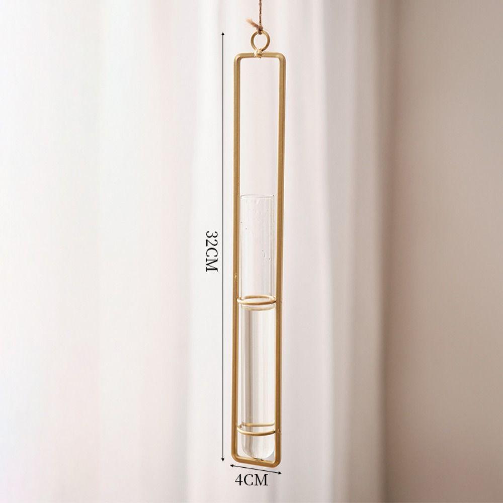 Thickened Hanging Glass Planter Wall Hanging Glass Vase Creative Test Tube Vases Home Decoration