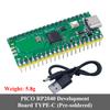 Плата разработки микроконтроллера Raspberry Pi Pico RP1111 с двумя ядрами, интерфейс Micro USB, компактный размер, мощная плата микроконтроллера