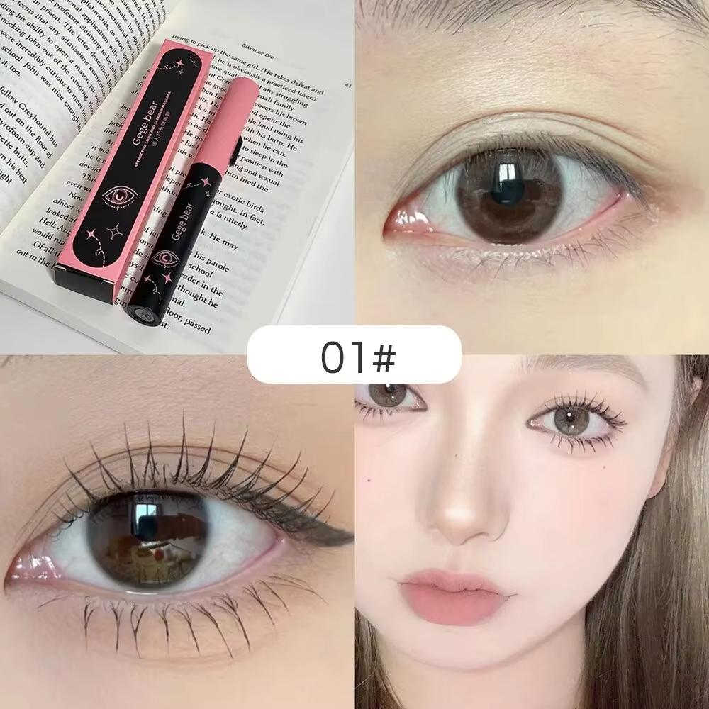 Двусторонняя тушь для ресниц Charming Long Mascara Gegebear Natural Curling Long-lasting Waterproof and Sweat-proof Eyelash Primer