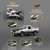 1:43 Alloy AE86 Pagani Zonda R Model Cars Diecast Toys Quick Release Wheel Hub Soft Rubber Tire Miniature Vehicle for Boys Gifts
