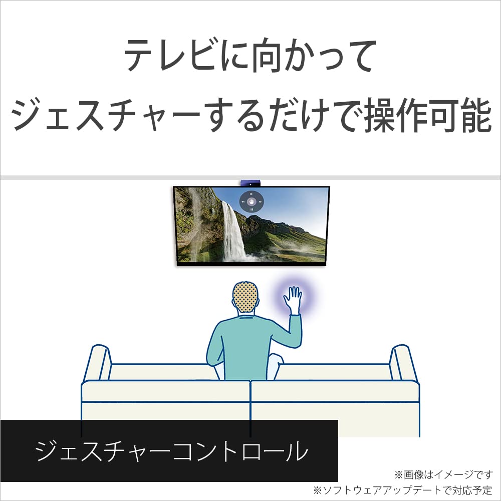 Sony BRAVIA Внешняя камера, специально разработанная для BRAVIA, совместимая с телевизорами BRAVIA CAM 2022 года, модели.