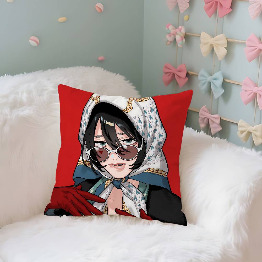 Гокуракугай Аниме Наволочка Наволочка Декоративная Подушка Скандинавский Винтажный Стиль Чехлы для Подушек Дом Гостиная Диван Кушетка Сиденье