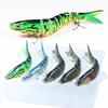 5 PCS Multi Jointed Swimbaits Fishing Lures for Bass Trout Perch Slow Sinking Lifelike Fishing Lure Kit Swimming Lures Freshwater Saltwater