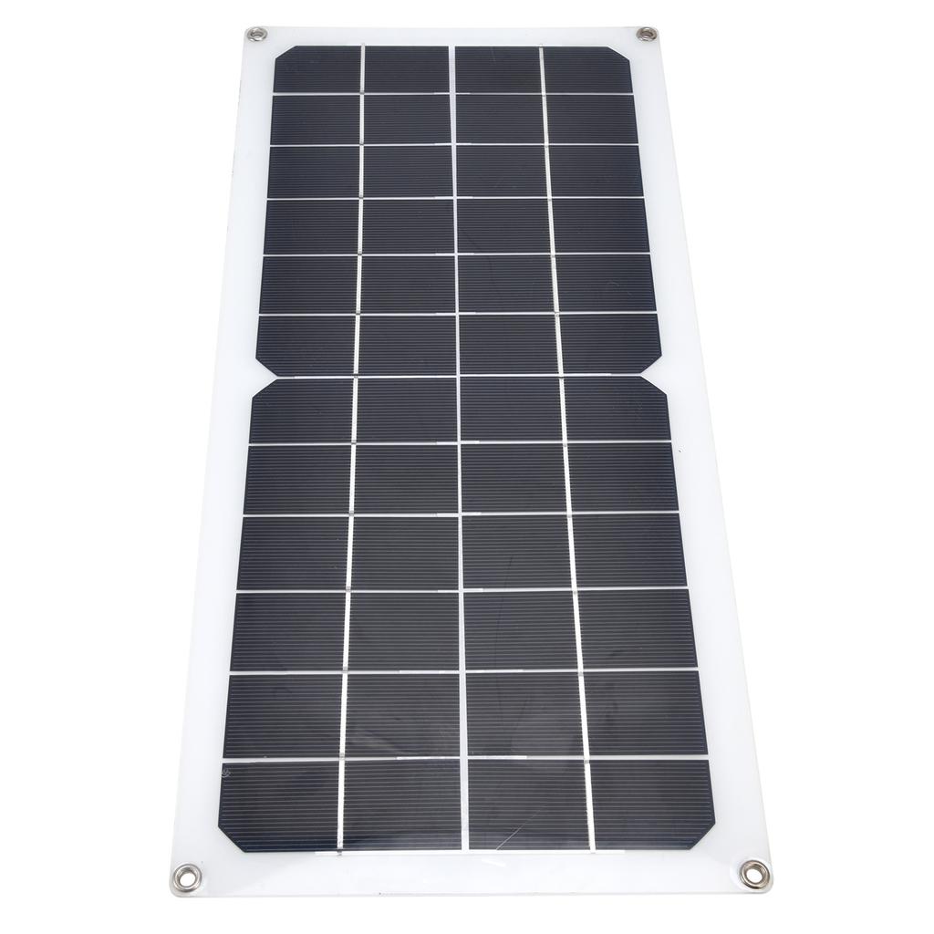 10W Solar Panel Charger Kit with 60A Controller Dual USB Female Ports for RVs Boats Planes