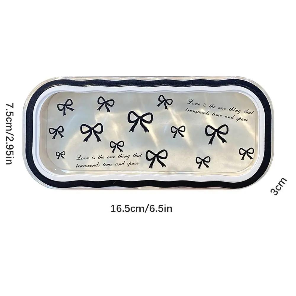 Модный Кавайный Прозрачный Чехол для Очков с Бантиком Бабочка Цветок Коробка для Хранения Солнцезащитных Очков Защитный Чехол для Очков Подарки для Девочек