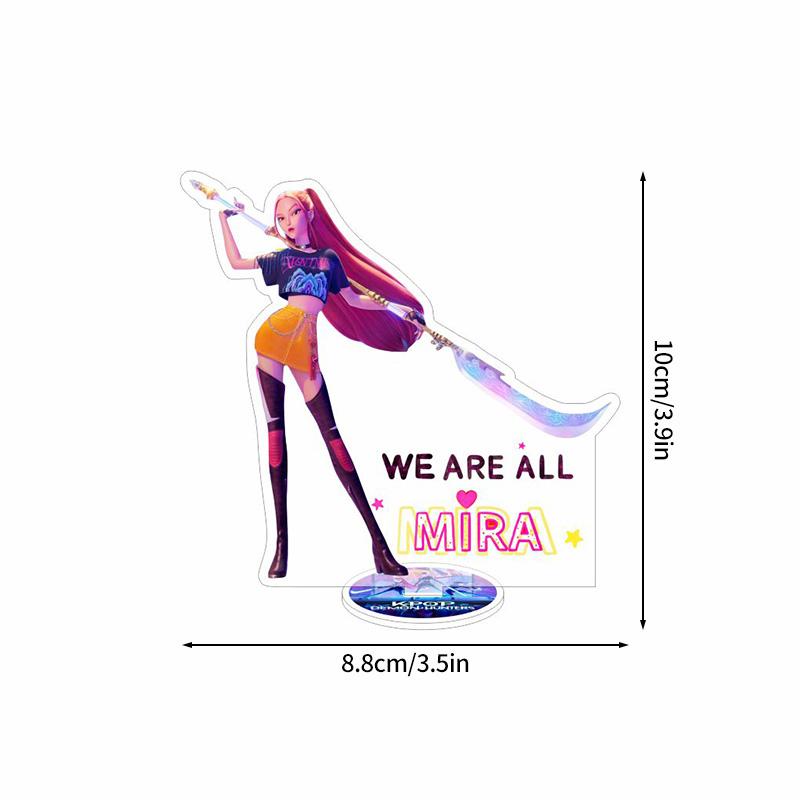 K-Pop D-Demon H-Huntrix Подставка Дисплей Аниме Kpop Украшение для Вечеринки Монстр Po Карта Акриловые Настольные Стоячие Украшения